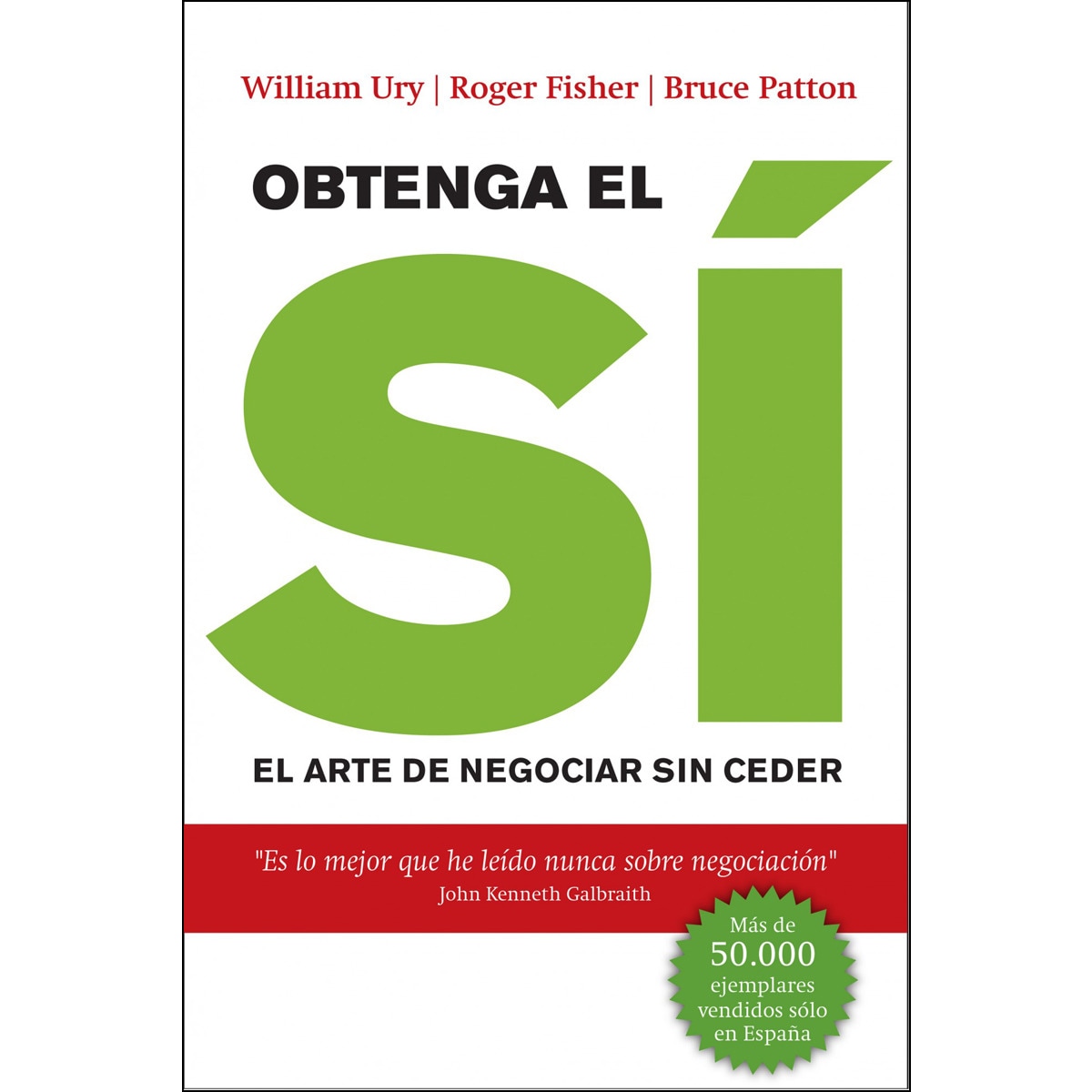 Imagem 0 de Obtenga el sí: El arte de negociar sin ceder (Capa mole com abas)
