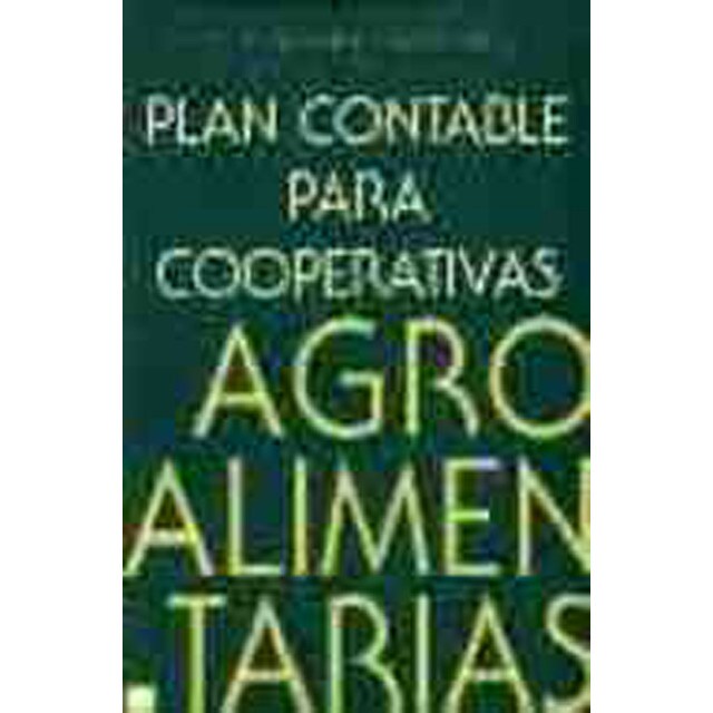 Plan contable para cooperativas agroalimentarias