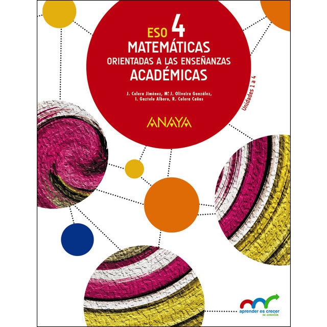 Matemáticas orientadas a las Enseñanzas Académicas 4. (Trimestres) (Tapa blanda)