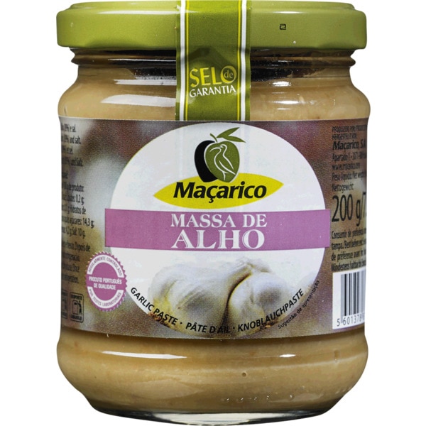 Massa de Alho frasco 200 g