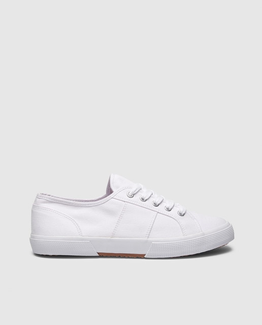 zapatillas lona blancas