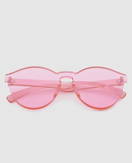 lunettes verres roses