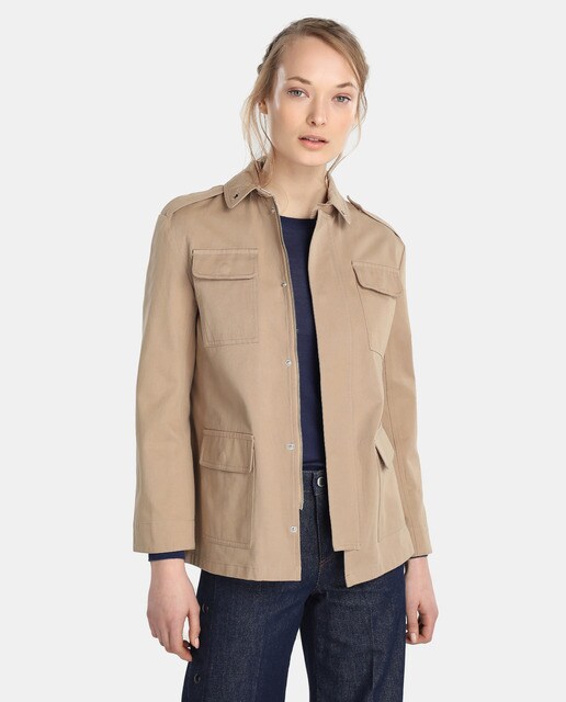 chaqueta camel