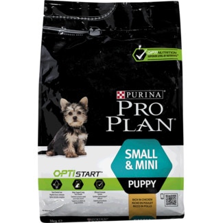 Purina Pro Plan Ração para Cachorro Pequeno e Mini com OptiStart Rica em Frango embalagem 3 kg
