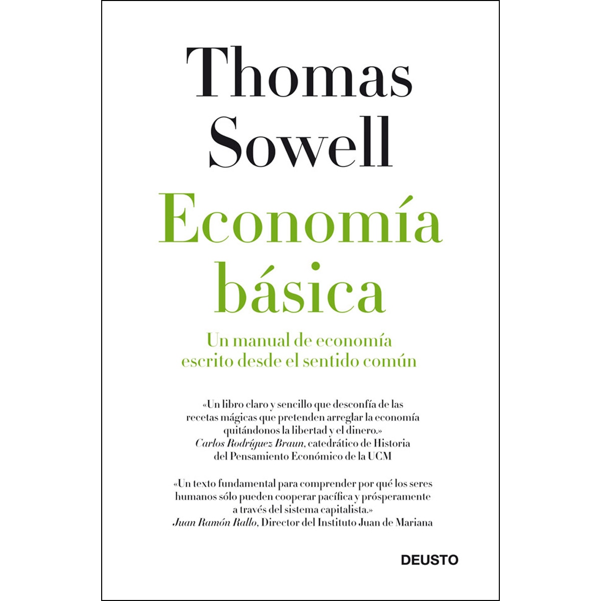 Imagem 0 de Economía básica: Un manual de economía escrito desde el sentido común (Capa mole com abas)