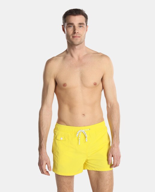 yellow swim trunks for men