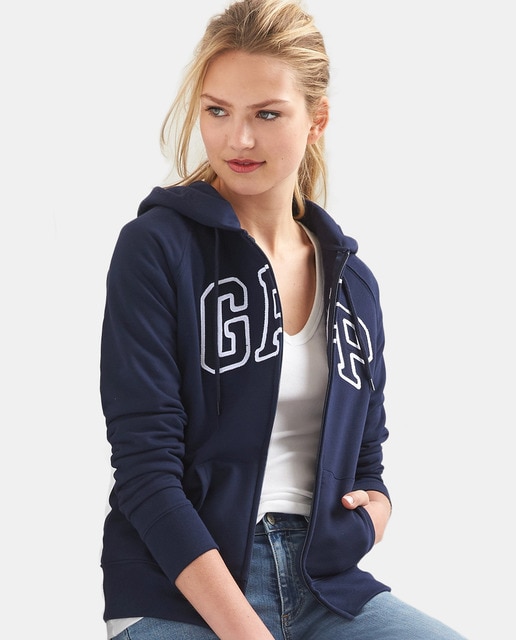 Sudadera con cremallera de mujer Gap capucha · GAP · Fashion · El Corte  Inglés