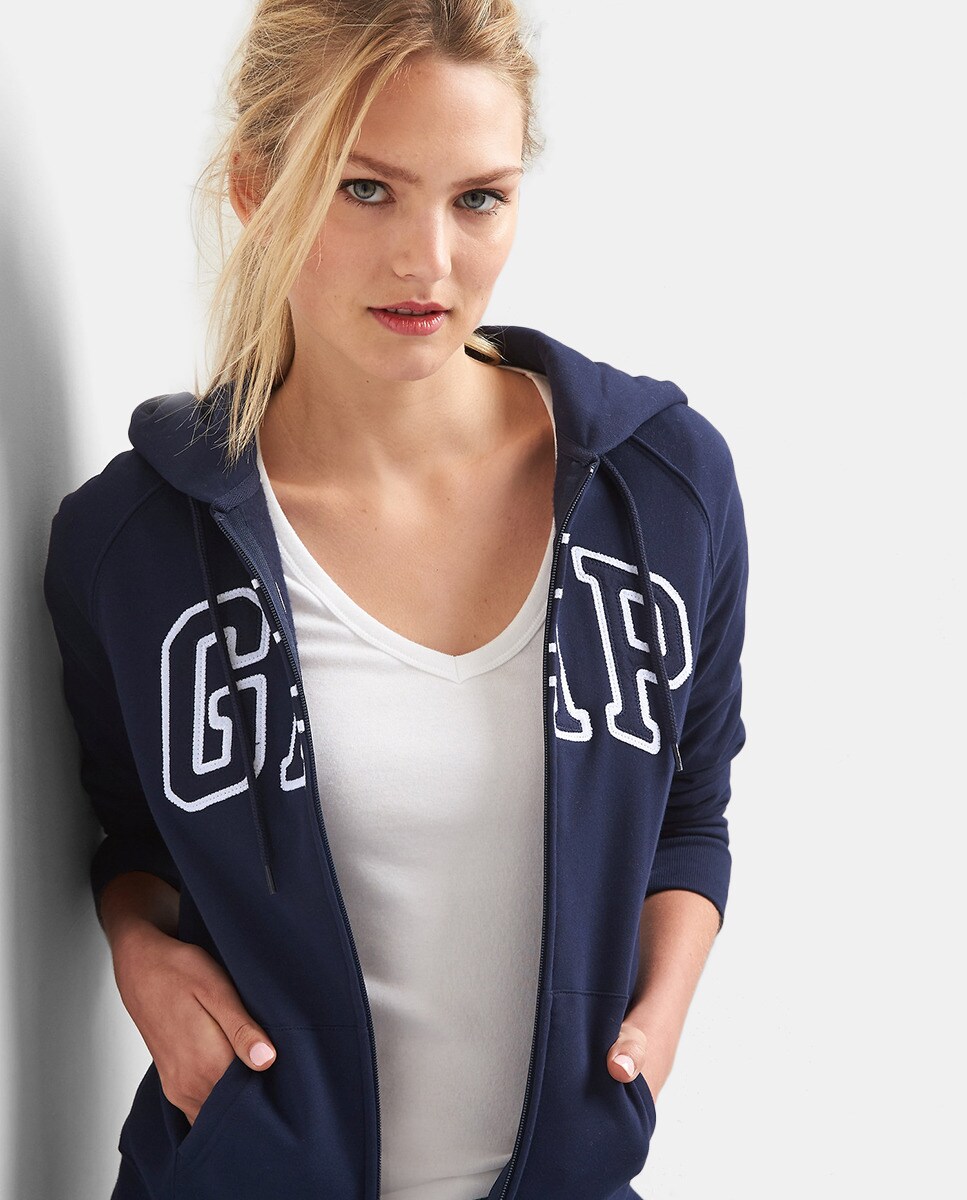 Sudadera con cremallera de mujer Gap