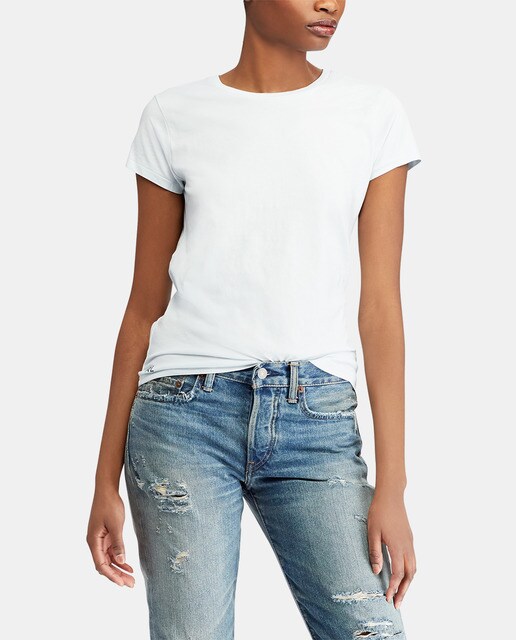 ralph lauren women's white t shirt
