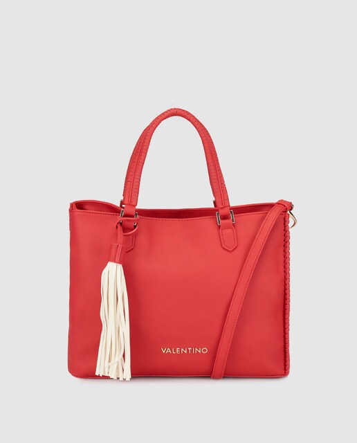 El Valentino Moda De Con En Rojo Borla Corte Shopping Adorno · 1lKT5FJuc3