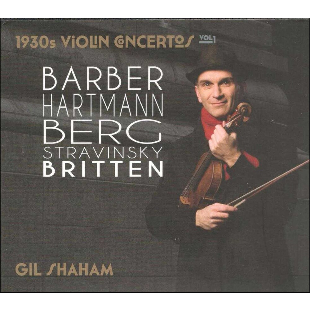 Barber, Hartmann, Berg, Stravinsky &amp; Britten; Conciertos para violín (2 CD)