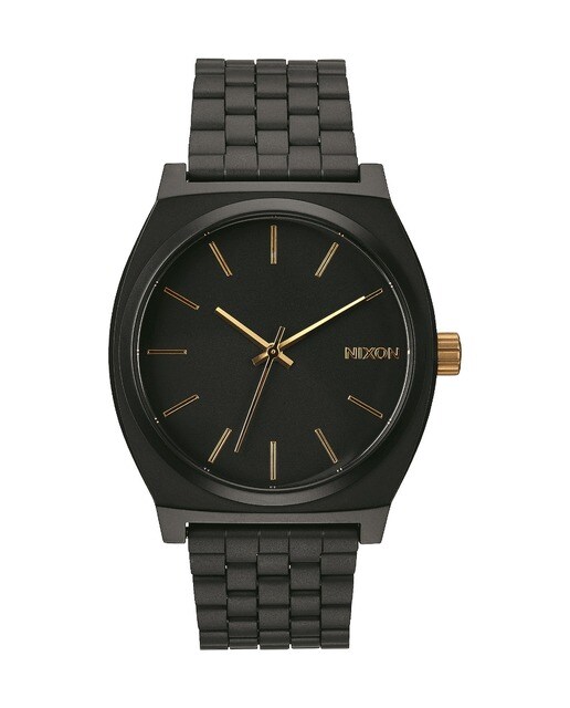 Relógio Nixon Time Teller Bracelete Aço - Preto
