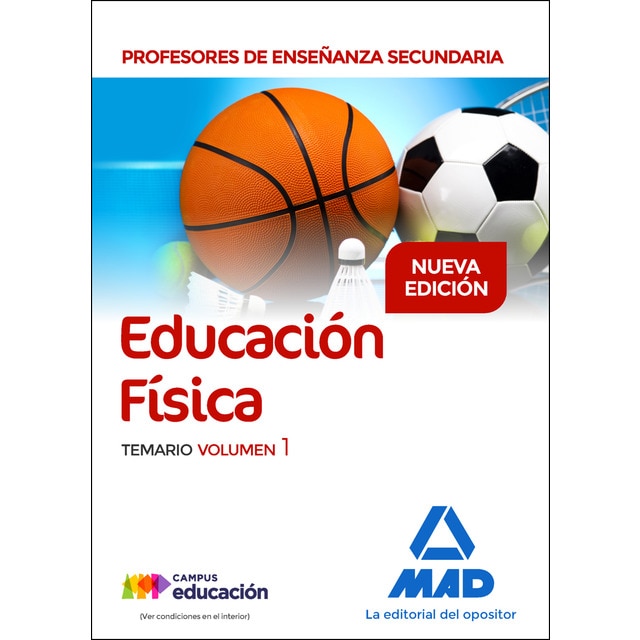 Profesores de Enseñanza Secundaria Educación Física Temario Vol. 1