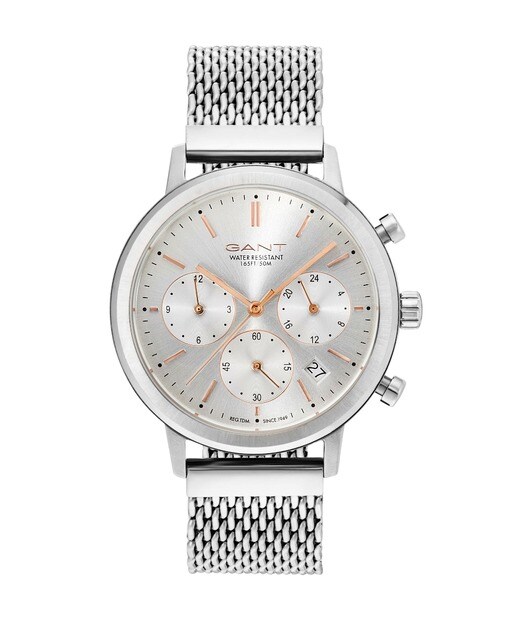 Relógio GANT Tilden Lady Bracelete Malha Milanesa - Prateado