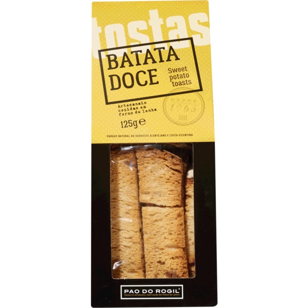 Pão de Batata Doce Tostas embalagem 125 g · Pão do Rogil · Supermercado ...