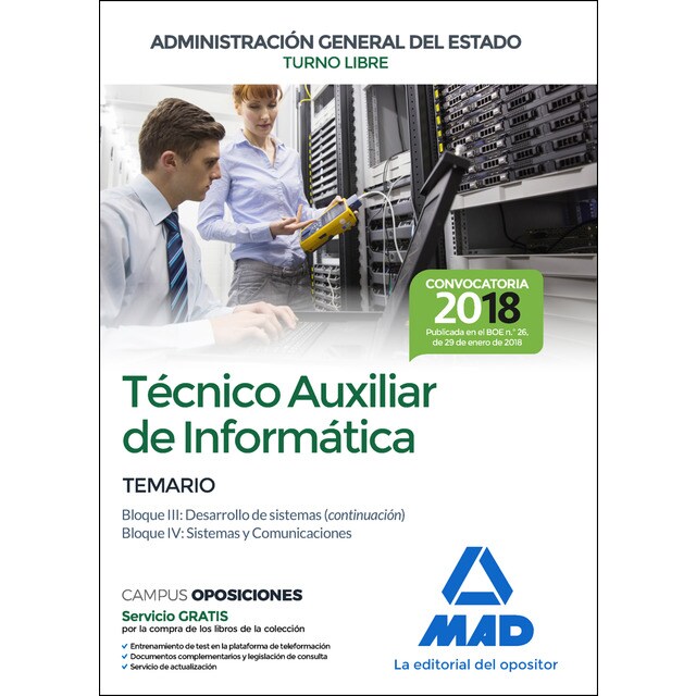 Técnico auxiliar de informática de la administración general del estado. Temario bloques iii y iv.pdf