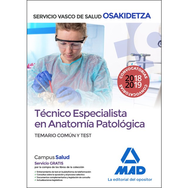 Técnico especialista en anatomía patológica de osakidetza-servicio vasco de salud. Temario común y test.pdf