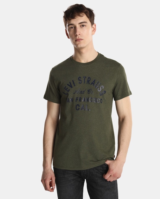 camiseta verde levis