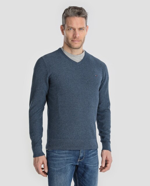 tommy v neck sweater