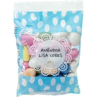 Confeitaria Alvorada Amêndoas Lisas Cores embalagem 200 g