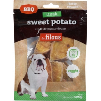 Les Filous Snack para Cão Batata Doce embalagem 100 g
