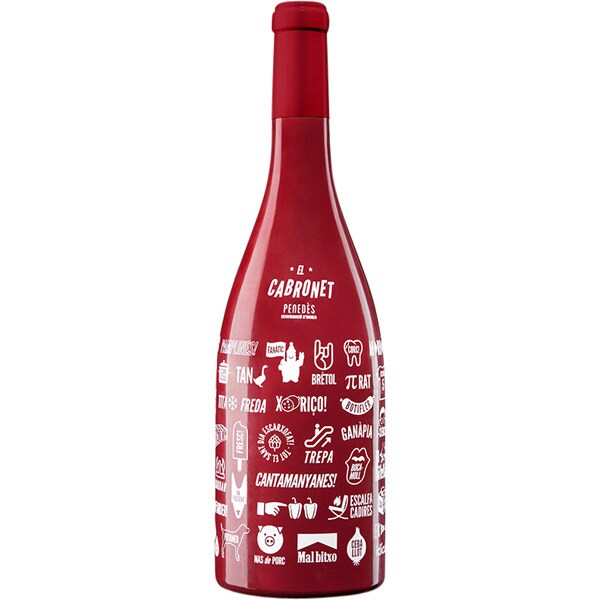 CABRONET vino tinto joven DO Penedés botella 75 cl