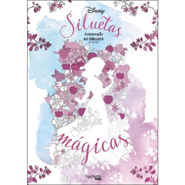 Arteterapia. Siluetas mágicas disney (Tapa blanda)