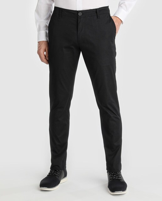 armani black chinos