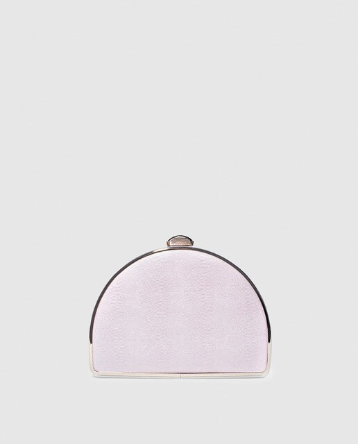 Lagarto Con En Ovalado Clutch Grabado Lila De Fiesta 6qPfw7Z