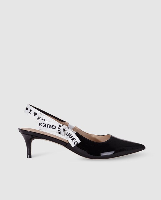 Zapatos de salón de mujer Guess destalonados en charol negro · Guess ... Zapatos de salón de mujer Guess destalonados en charol negro
