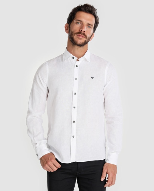 chemise armani blanche