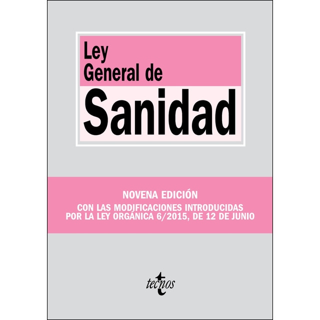 Ley general de sanidad (Tapa blanda)
