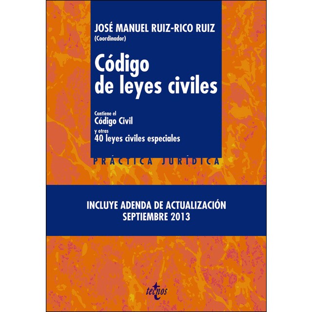 Código de leyes civiles: Contiene el código civil y otras 40 leyes civiles especiales.pdf