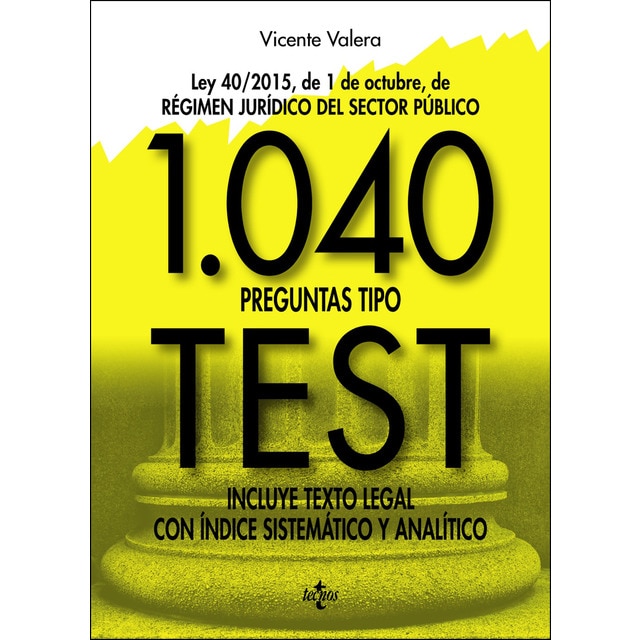 1040 Preguntas Tipo Test Ley 40 2015 De 1 De Octubre Del