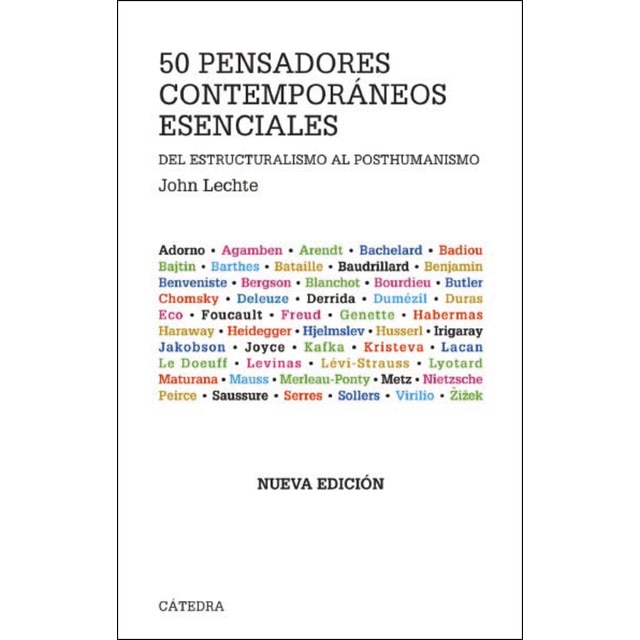 Cincuenta pensadores contemporáneos esenciales: Del estructuralismo al posthumanismo.pdf