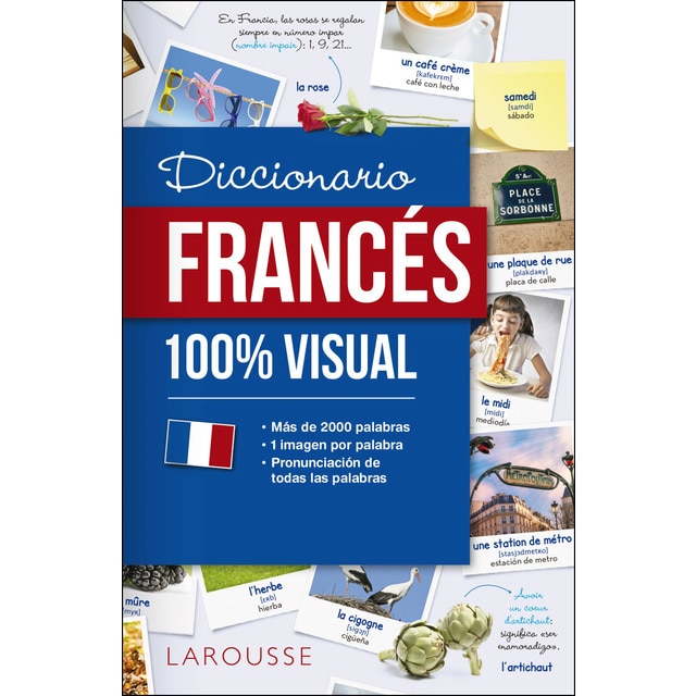 Diccionario de francés 100% Visual (Tapa blanda con solapas)