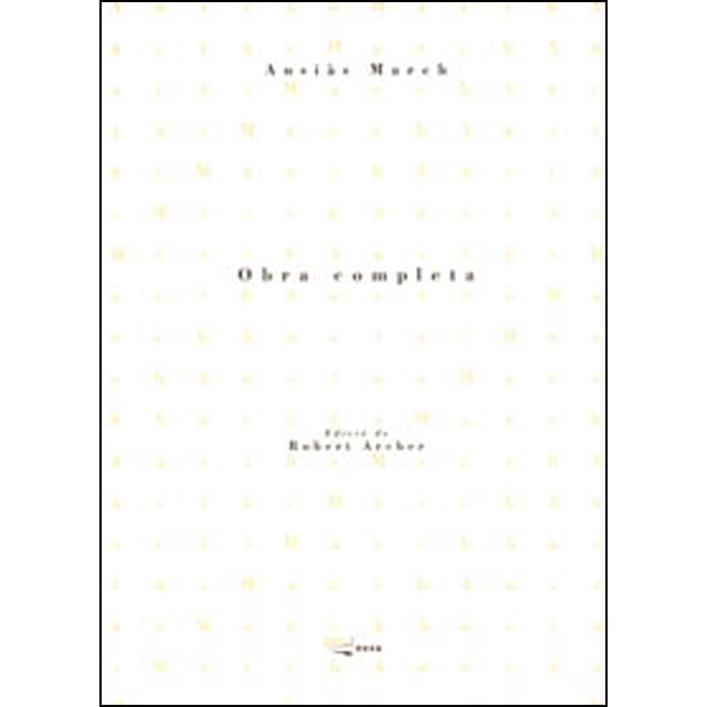 Ausiàs march. Obra completa (Tapa dura)