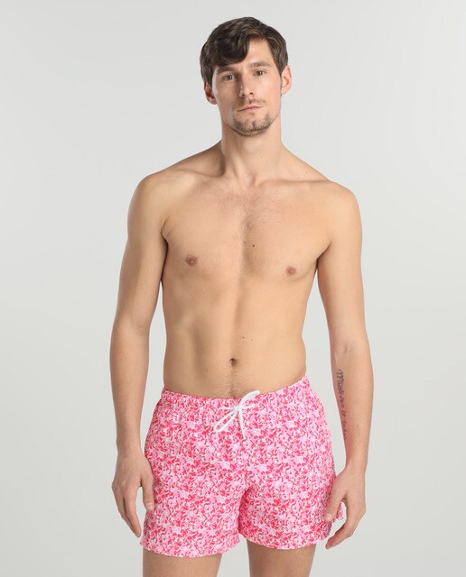 Bermuda Rushmore · De Hombre Rosa Estampado Bañador I7ymYbf6gv