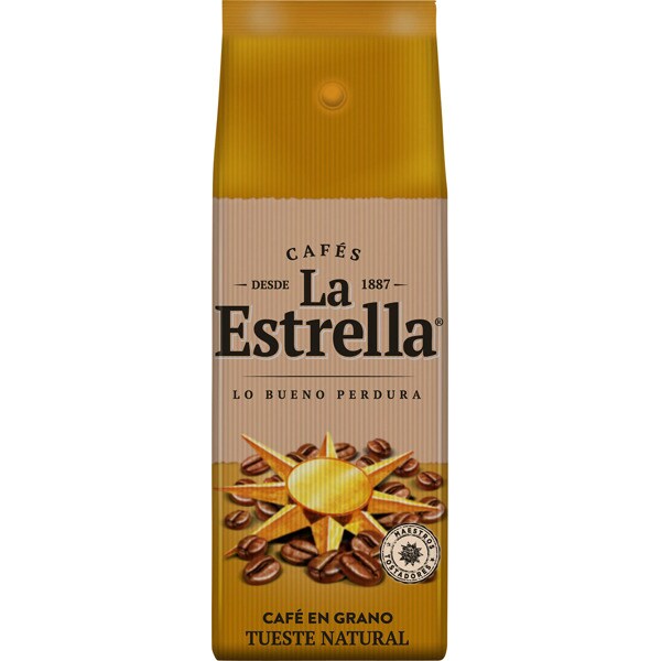 Comprar café natural en grano paquete 500 g · LA ESTRELLA