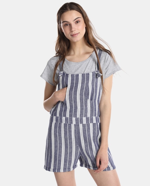 striped dungarees womens