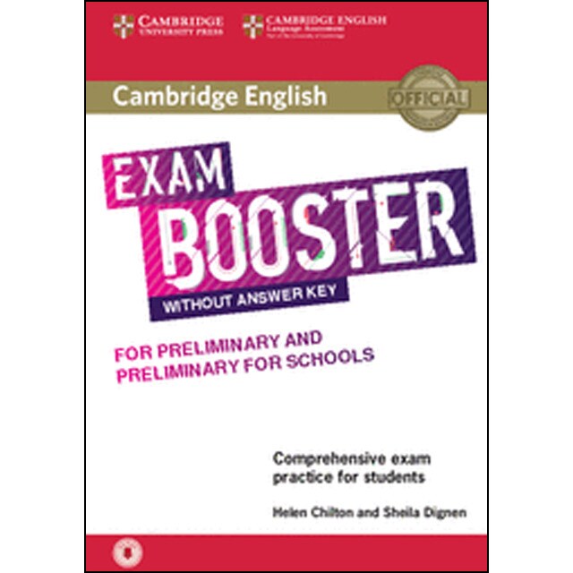 Cambridge english exam booster for preliminary and preliminary for schools without answer key with audio (Tapa blanda)
