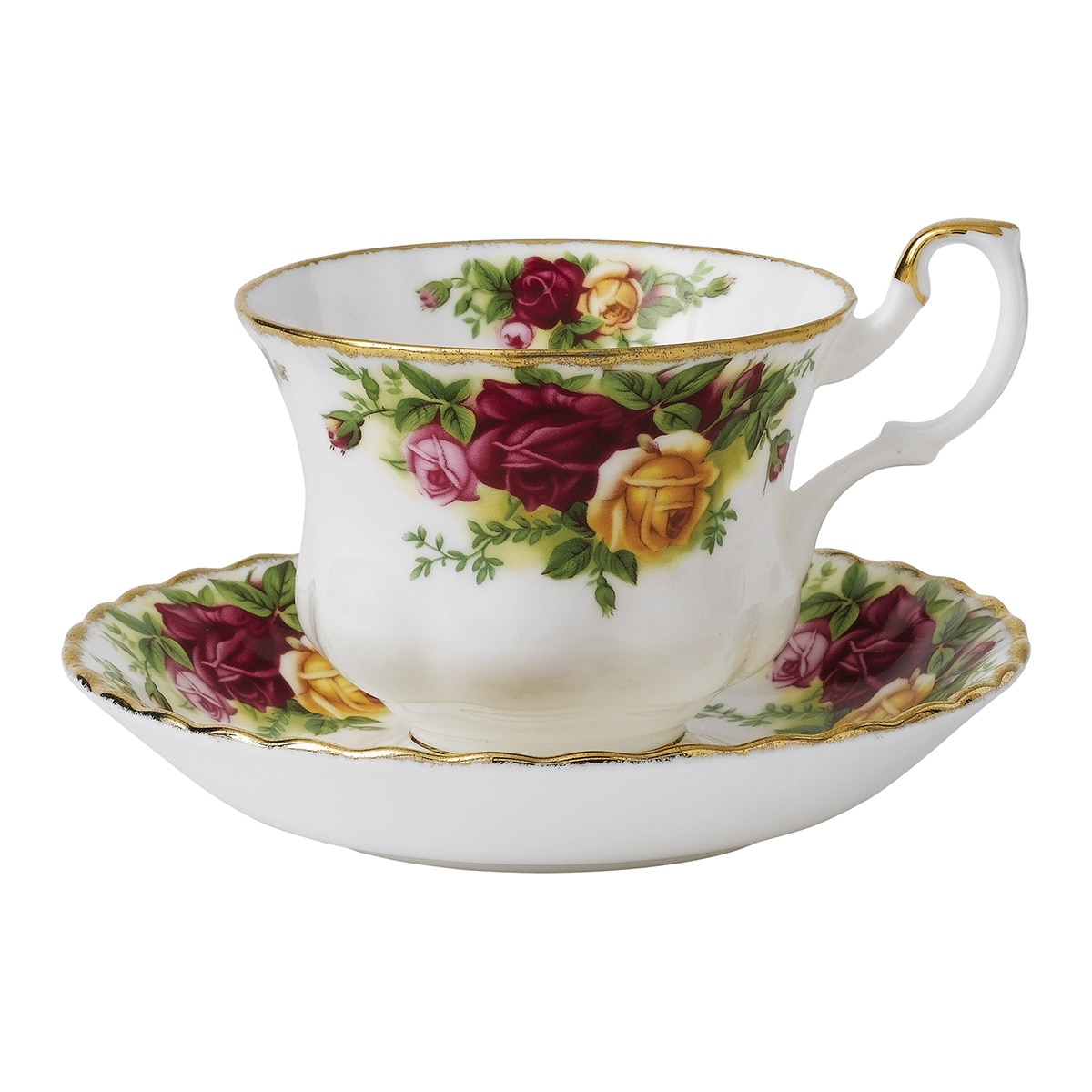 Royal Albert - Taza De Té Con Plato Old Country Roses Multicolor En Oferta Royal Albert - Taza De Té Con Plato Old Country Roses Royal Albert.