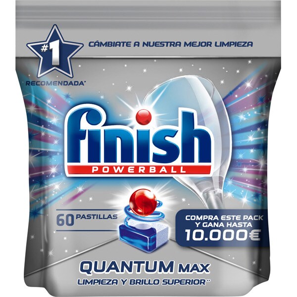detergente lavavajillas Powerball Quantum max bolsa 60 detergente lavavajillas Powerball Quantum max bolsa 60