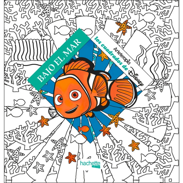 Arteterapia. Los cuadrados de disney. Bajo el mar.pdf