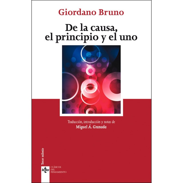 De la causa, el principio y el uno (Tapa blanda)