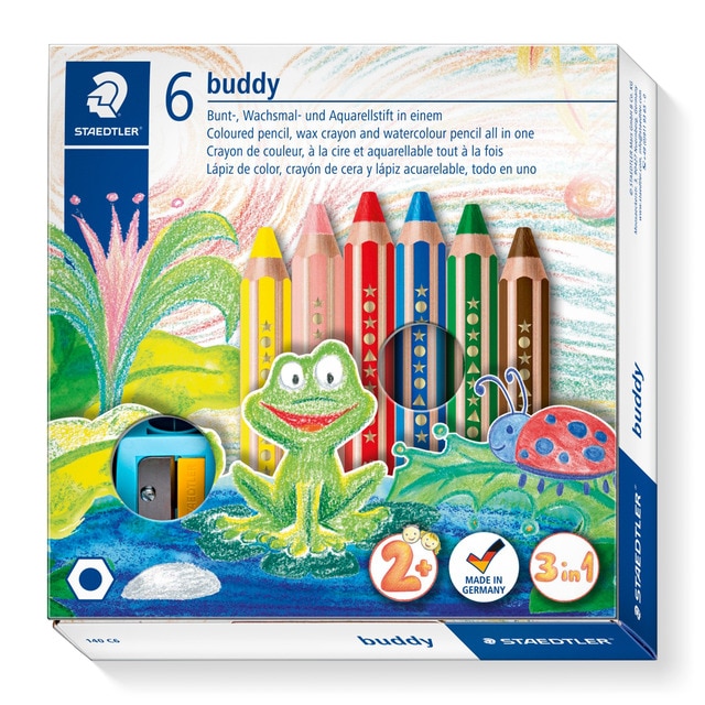 6 Lápices de Color Staedtler Buddy