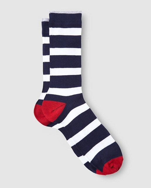 blue striped socks mens