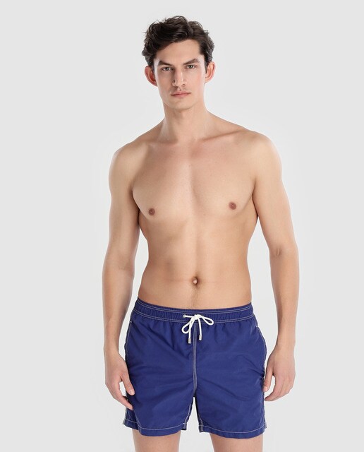 Bañador Bermuda De Hombre Gerry St Tropez Liso Azul Gerry St Tropez Fashion El Corte Inglés
