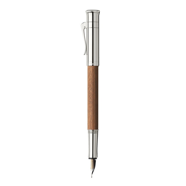 Pluma Platino Graf von Faber-Castell Madera.