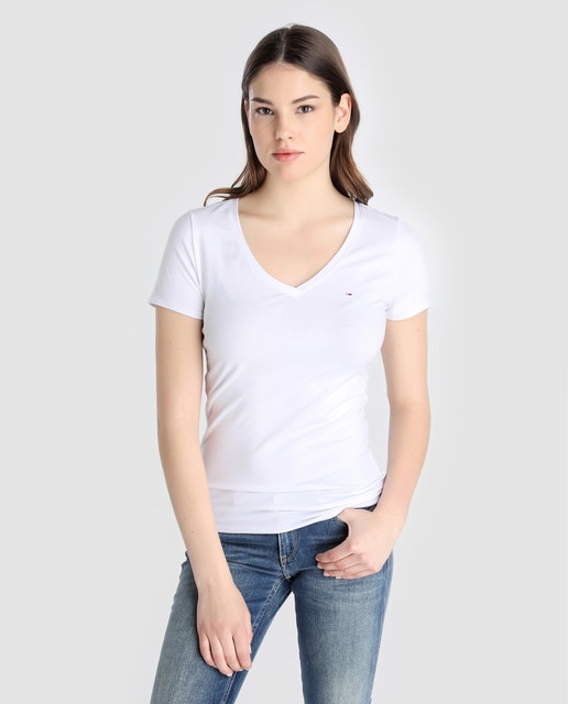 tommy jeans v neck t shirt